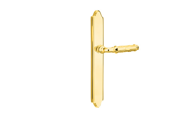 Emtek Configuration 5 Multi Point Lock - 1 1/2 x11 Inch Brass Concord Plate Trim Only
