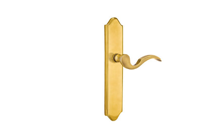 Emtek Configuration 5 2x10 Multi Point Lock - Brass Concord Plate  Trim Only