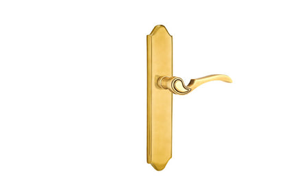 Emtek Configuration 5 2x10 Multi Point Lock - Brass Concord Plate  Trim Only