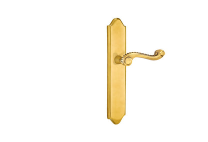 Emtek Configuration 5 2x10 Multi Point Lock - Brass Concord Plate  Trim Only