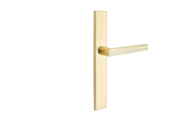 Emtek Configuration 5 1 1/2" x 11" Modern Multipoint Lock Trim Satin Brass