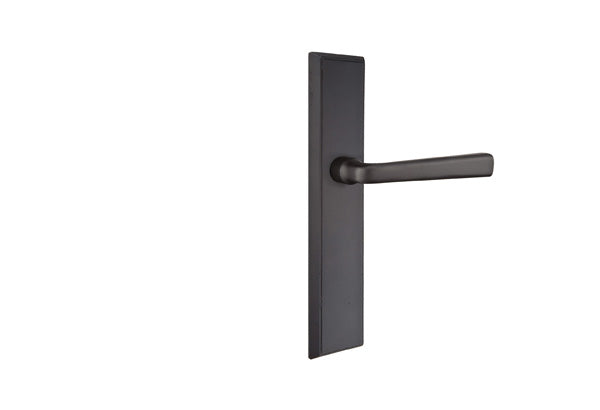 Emtek Configuration 6 Sandcast Rectangular 2x10 Multi Point Lock Trim Cimarron Lever