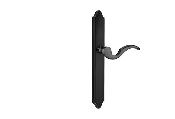 Emtek Configuration 6 - 1 1/2x11 Brass Concord Multipoint Lock Trim Flat Black