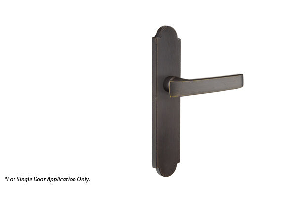 Emtek Configuration 7 Sandcast Arched 2X10 Multi Point Lock Trim Only