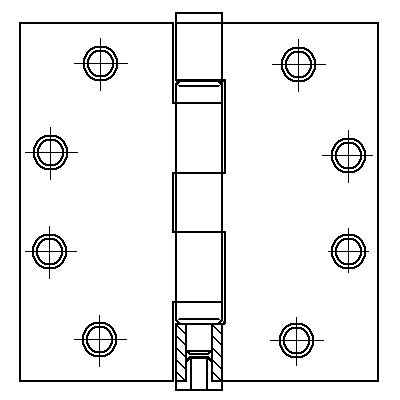Advantage Commercial Grade Ball Bearing Hinge