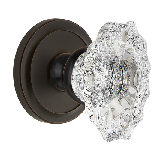 Grandeur Circulaire Rosette with Biarritz Knob