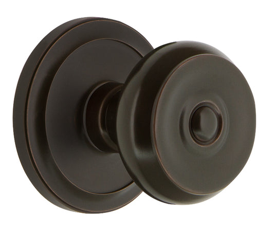 Grandeur Circulaire Rosette with Bouton Knob