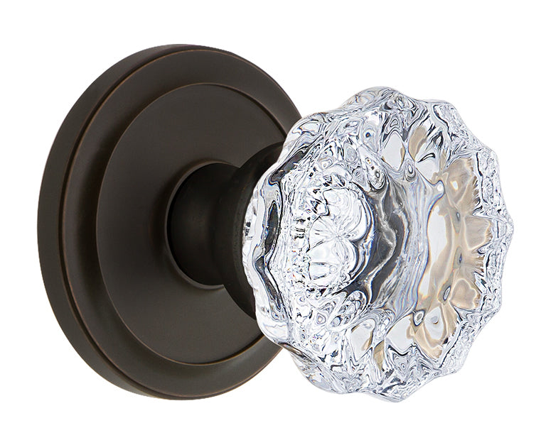 Grandeur Circulaire Rosette with Fontainebleau Knob