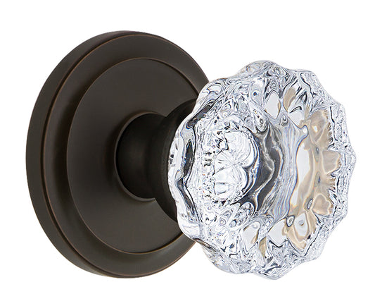 Grandeur Circulaire Rosette with Fontainebleau Knob
