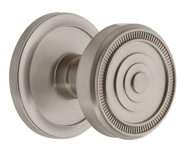 Grandeur Circulaire Rosette with Soleil Knob