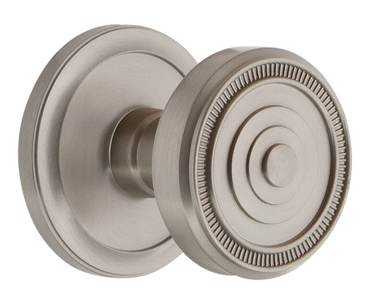 Grandeur Circulaire Rosette with Soleil Knob