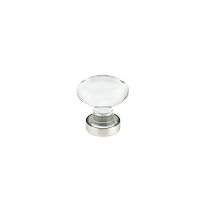Hampton Crystal Knob - Satin Nickel