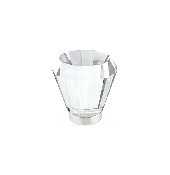 Emtek Brookmont 1 1/4 Inch Clear Cabinet Knob
