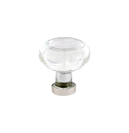 Georgetown Crystal Knob - Polished Nickel