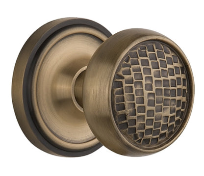 Nostalgic Warehouse Classic Rosette with the Craftsman Knob