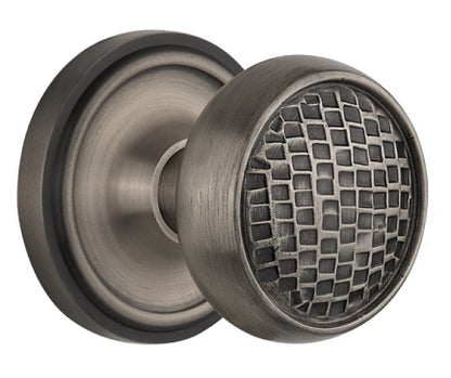 Nostalgic Warehouse Classic Rosette with the Craftsman Knob