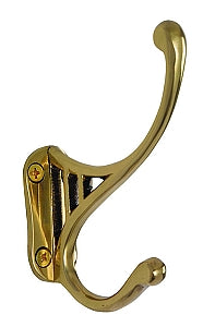 Nostalgic Warehouse Classic Hook Polished Brass
