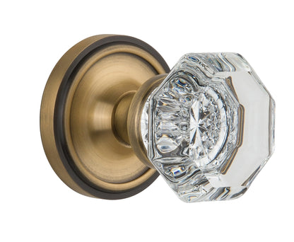 Nostalgic Warehouse Classic Rosette with Waldorf Knob ( All Mortise Come W/ Keyhole )