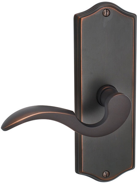 Emtek Colonial Sideplate - Cortina Lever - Oil Rubbed Bronze