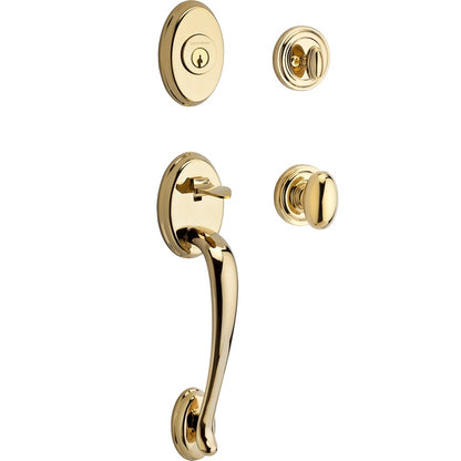 Baldwin Reserve Columbia Handleset Lifetime Polished Brass