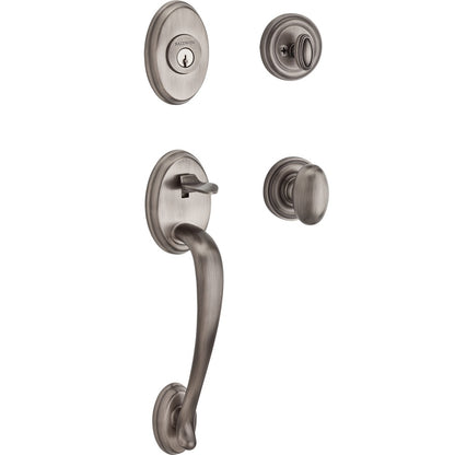 Baldwin Reserve Columbia Handleset Matte Antique Nickel