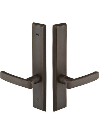 Emtek Configuration 2 2x10 Sandcast Rectangular Patio Locks