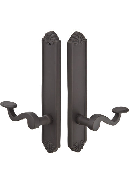 Emtek Configuration 4 2"X10" Tuscany Multipoint Lock Trim - Non-Keyed