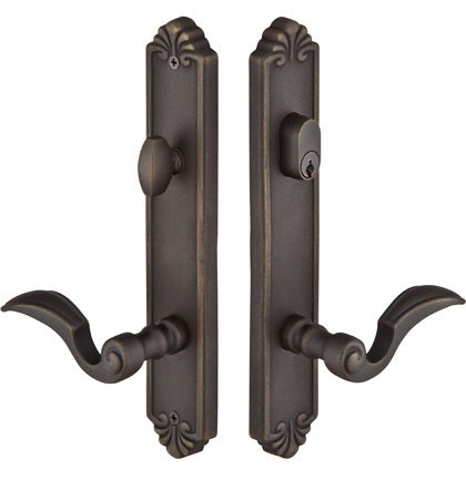 Emtek Configuration 4 2"X10" Tuscany Multipoint Lock Trim