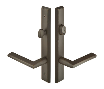 Emtek Configuration 4 1 1/2" x 11" Rectangular Sandcast Multipoint Lock Trim