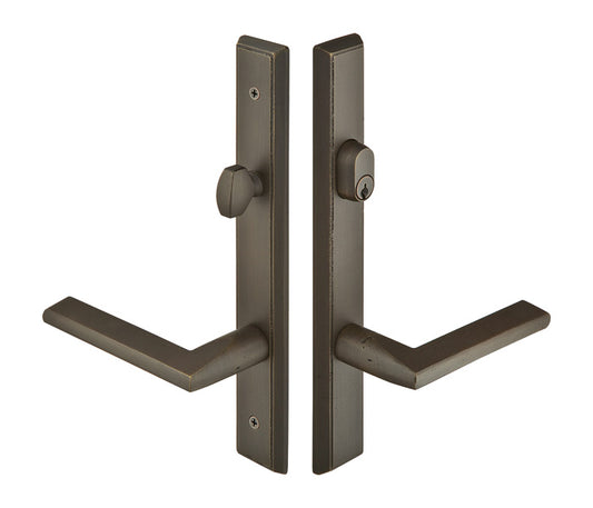 Emtek Configuration 4 1 1/2" x 11" Rectangular Sandcast Multipoint Lock Trim