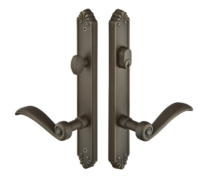 Emtek Configuration 4 1 1/2" x 11" Tuscany Multipoint Lock Trim