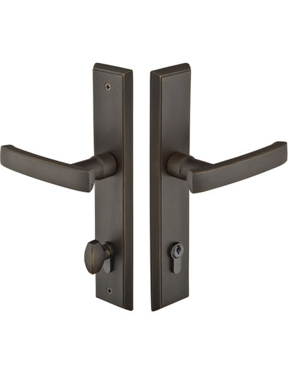 Emtek Configuration 5 2x10 Sandcast Rectangular Patio Locks