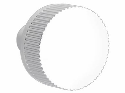 Emtek Windsor Crystal Knob with 7 Inch Wilshire Sideplate