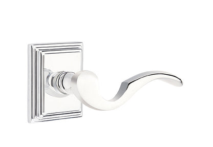 Emtek Cortina Lever Polished Chrome-Wilshire Rosette