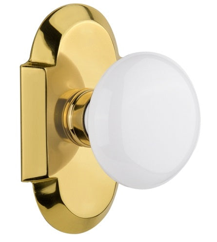 Nostalgic Warehouse Cottage Plate with White Knob