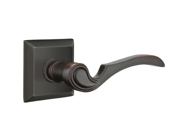 Emtek Coventry Lever Oil Rubbed Bronze-Quincy Rosette
