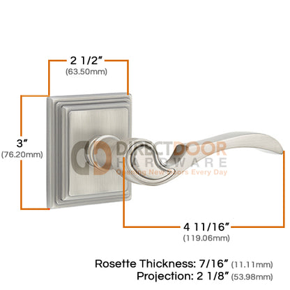 Emtek Coventry Lever with Wilshire Rosette