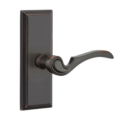Emtek Coventry Lever with 7 Inch Wilshire Sideplate