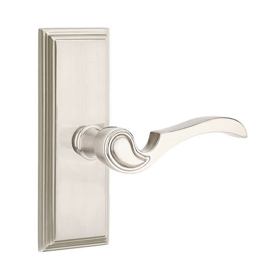 Emtek Coventry Lever with Wilshire Sideplate
