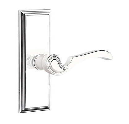 Emtek Coventry Lever with 7 Inch Wilshire Sideplate