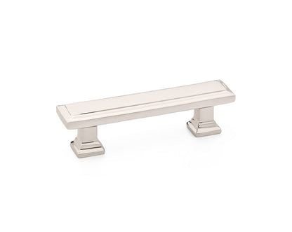 Emtek 3 Inch Geometric Rectangular Pull Polished Nickel