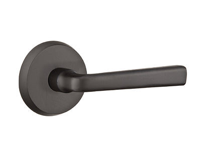 Emtek Sandcast Bronze Cimarron Lever Handle with Style 2 Rosette