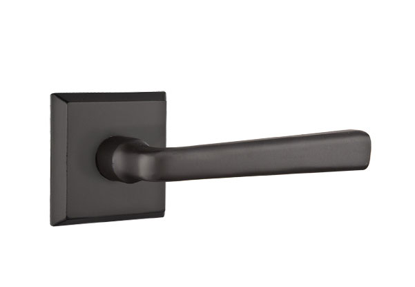 Emtek Sandcast Bronze Cimarron Lever Handle With Rosette