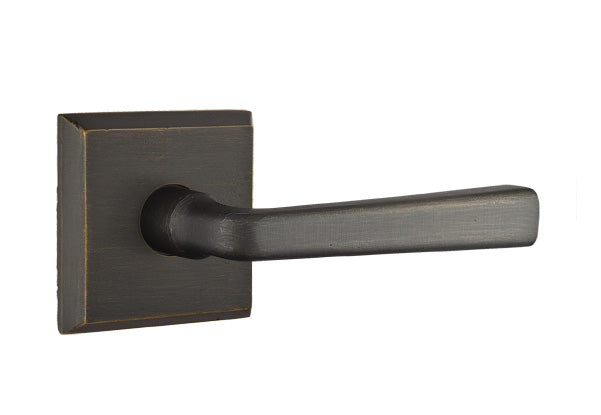 Emtek Sandcast Bronze Cimarron Lever Handle With Rosette
