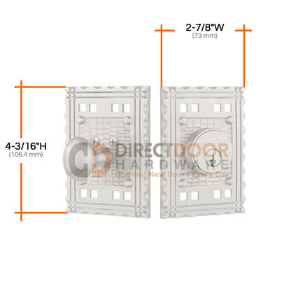 Nostalgic Warehouse Craftsman Double Cylinder Deadbolt