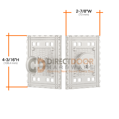 Nostalgic Warehouse Craftsman Single Cylinder Deadbolt