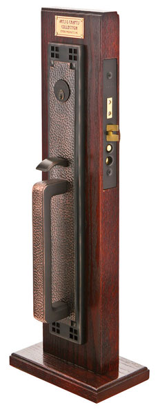Emtek Craftsman Full Lenth Mortise Entrance Handleset