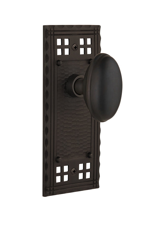 Nostalgic Warehouse Craftsman Plate with Homestead Knob