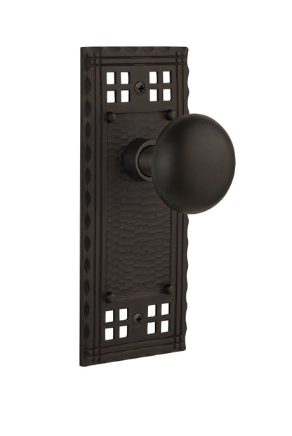 Nostalgic Warehouse Craftsman Plate with New York Knob