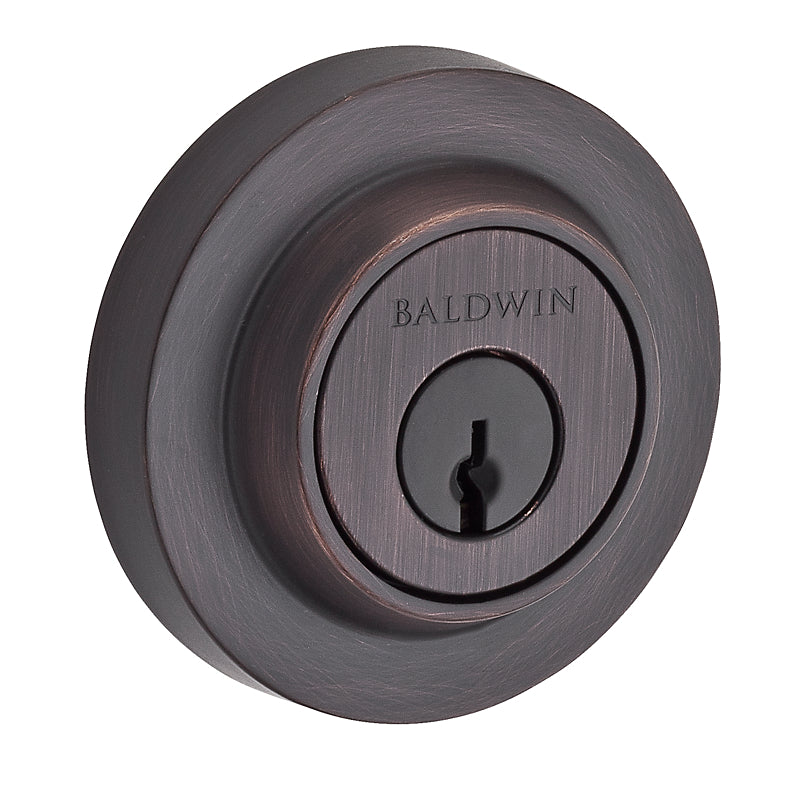 Baldwin Reserve Series Contemporary Round Single Cylinder Deadbolt
